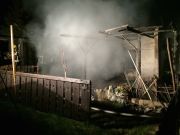 Brand - Gartenhaus